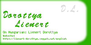 dorottya lienert business card
